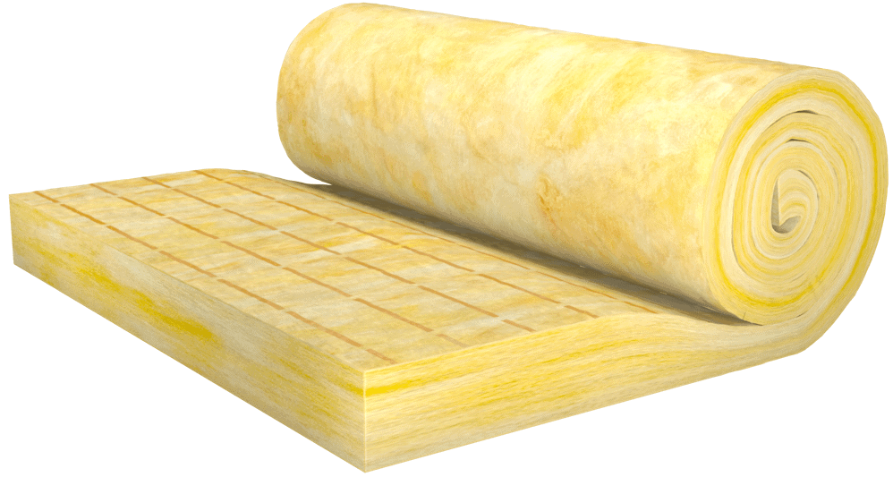 Glass wool thermal insulation