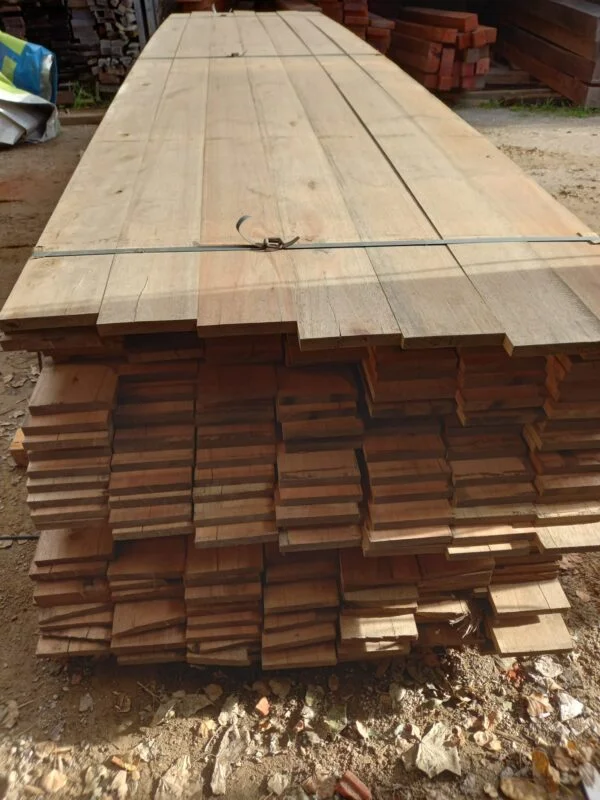 Eucaliptus seco 1x6x3,90 mts una cara libre de nudos
